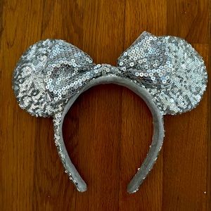 Silver Sparkle Disney Ears